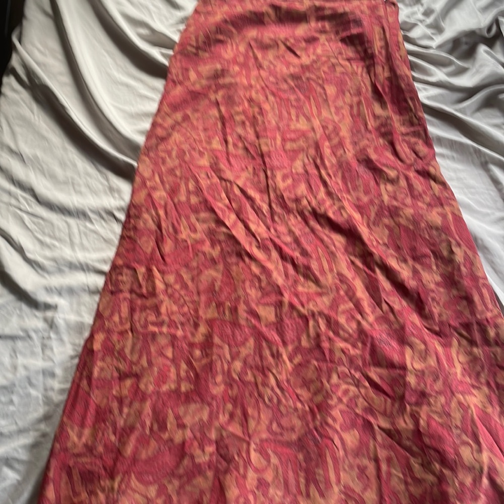 peruvian connection, long skirt, pleated